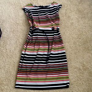Colorful stripes dress